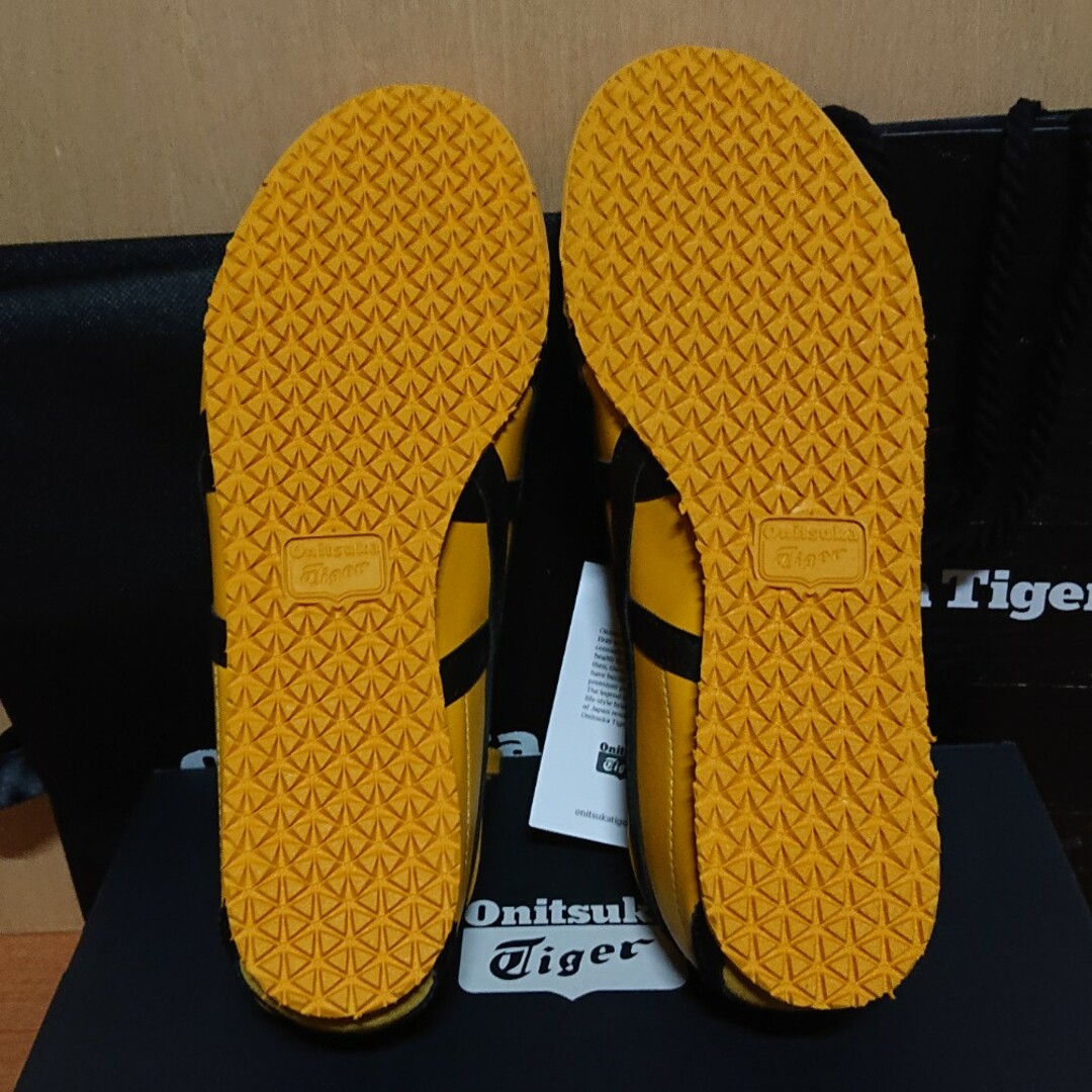 Onitsuka Tiger(オニツカタイガー)の新品 オニツカタイガー 26.5cm 黄 × 黒 メキシコ66 メンズの靴/シューズ(スニーカー)の商品写真