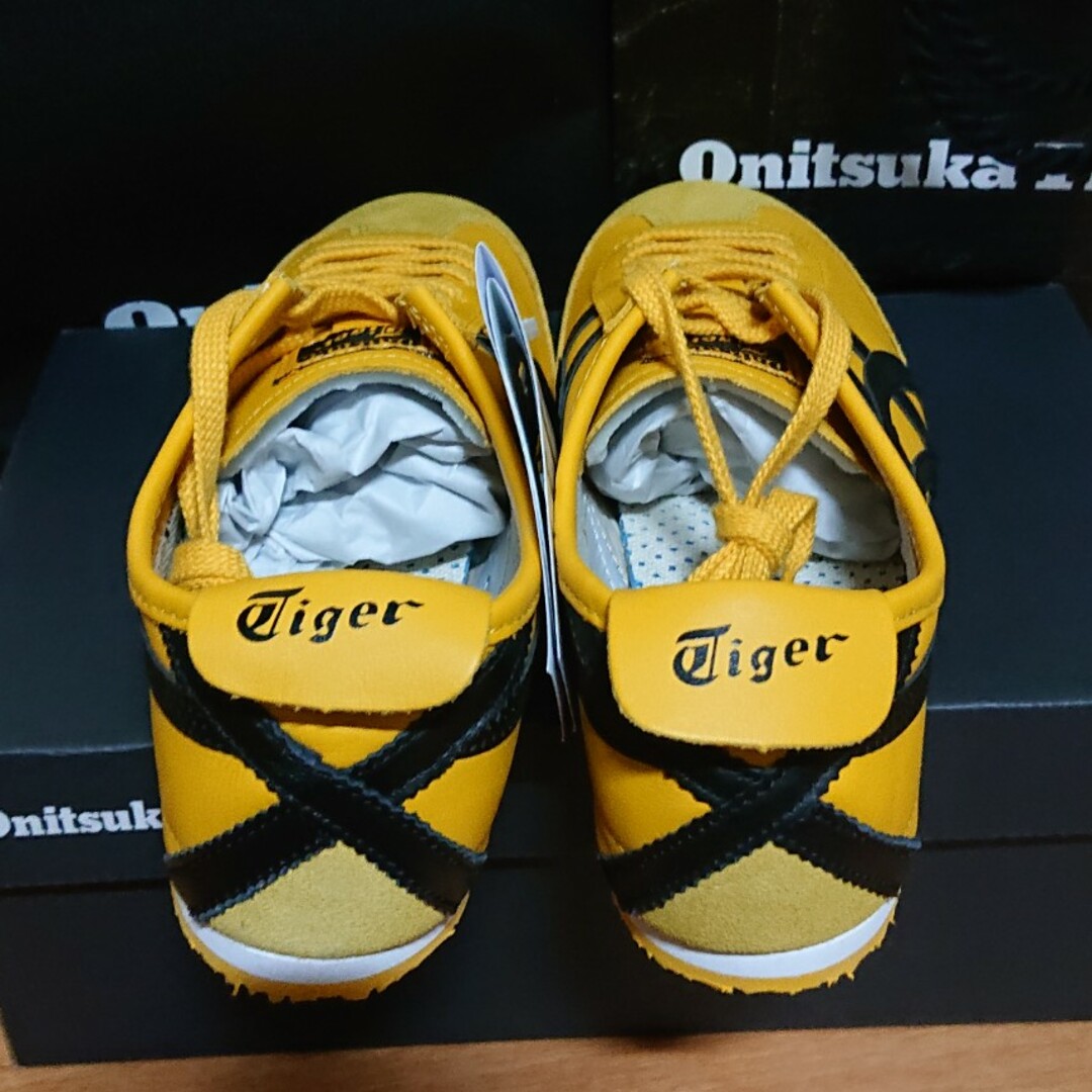 Onitsuka Tiger(オニツカタイガー)の新品 オニツカタイガー 26.5cm 黄 × 黒 メキシコ66 メンズの靴/シューズ(スニーカー)の商品写真