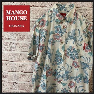 MANGOHOUSE Tシャツ　花柄シャツ メンズ　レディース　[ M ](シャツ)