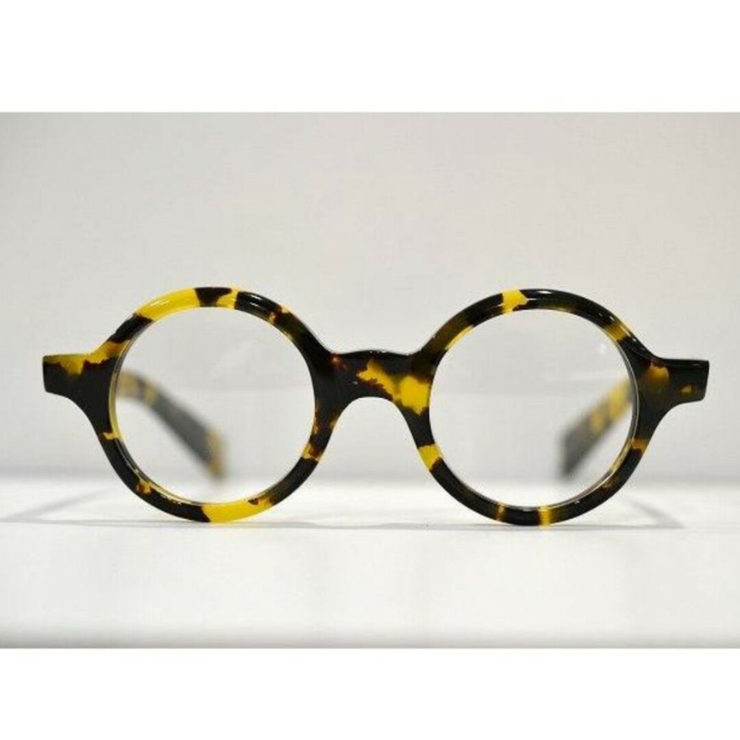 KANEKO OPTICAL 越前國 甚六作 JN セルロイド ラウンド メガネ