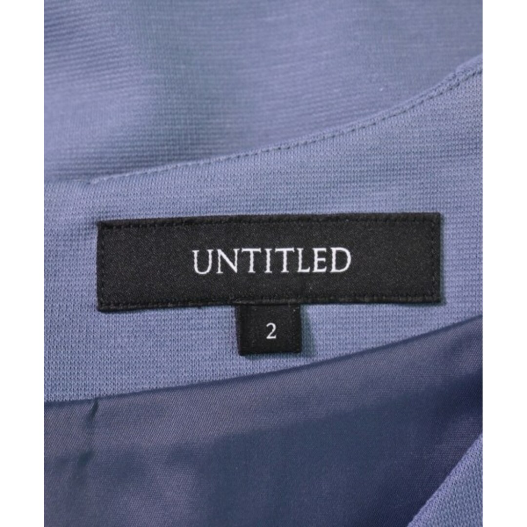 UNTITLED(アンタイトル)のUNTITLED アンタイトル ワンピース 2(M位) ブルーグレー 【古着】【中古】 レディースのワンピース(ひざ丈ワンピース)の商品写真