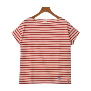 オーシバル(ORCIVAL)のORCIVAL オーシバル Tシャツ・カットソー F アイボリーx赤(ボーダー) 【古着】【中古】(カットソー(半袖/袖なし))