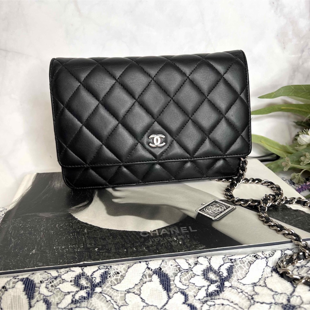 CHANEL シャネル【美品】チェーンウォレット チェーンショルダーバッグ