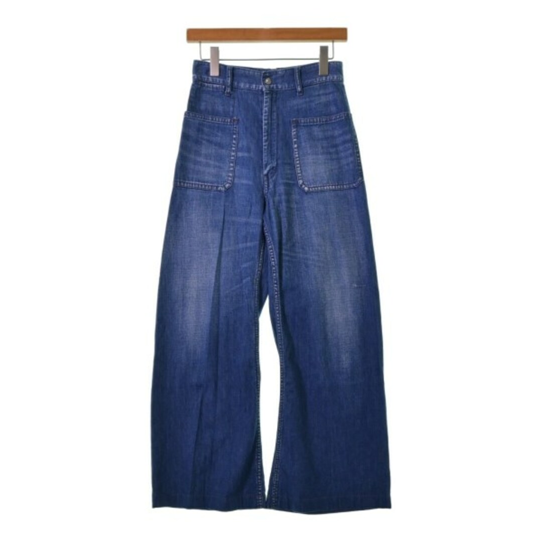 NOWOS ノーウォス デニムパンツ S インディゴ(デニム) 【古着】【中古