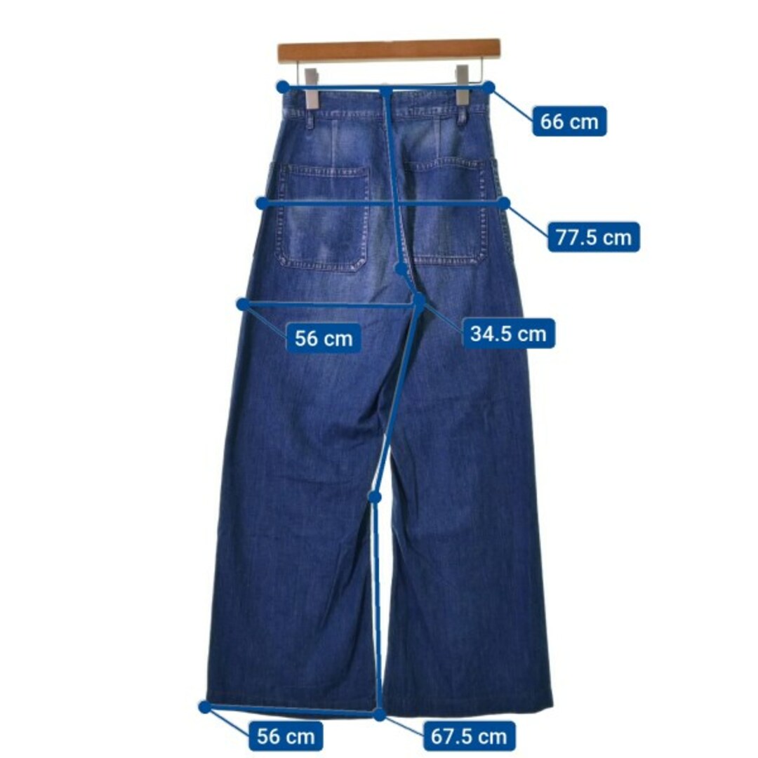 NOWOS ノーウォス デニムパンツ S インディゴ(デニム) 【古着】【中古