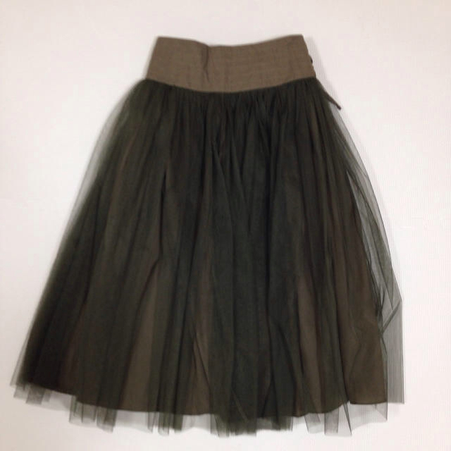 ミモレ丈 チュールスカート レディースのスカート(ロングスカート)の商品写真