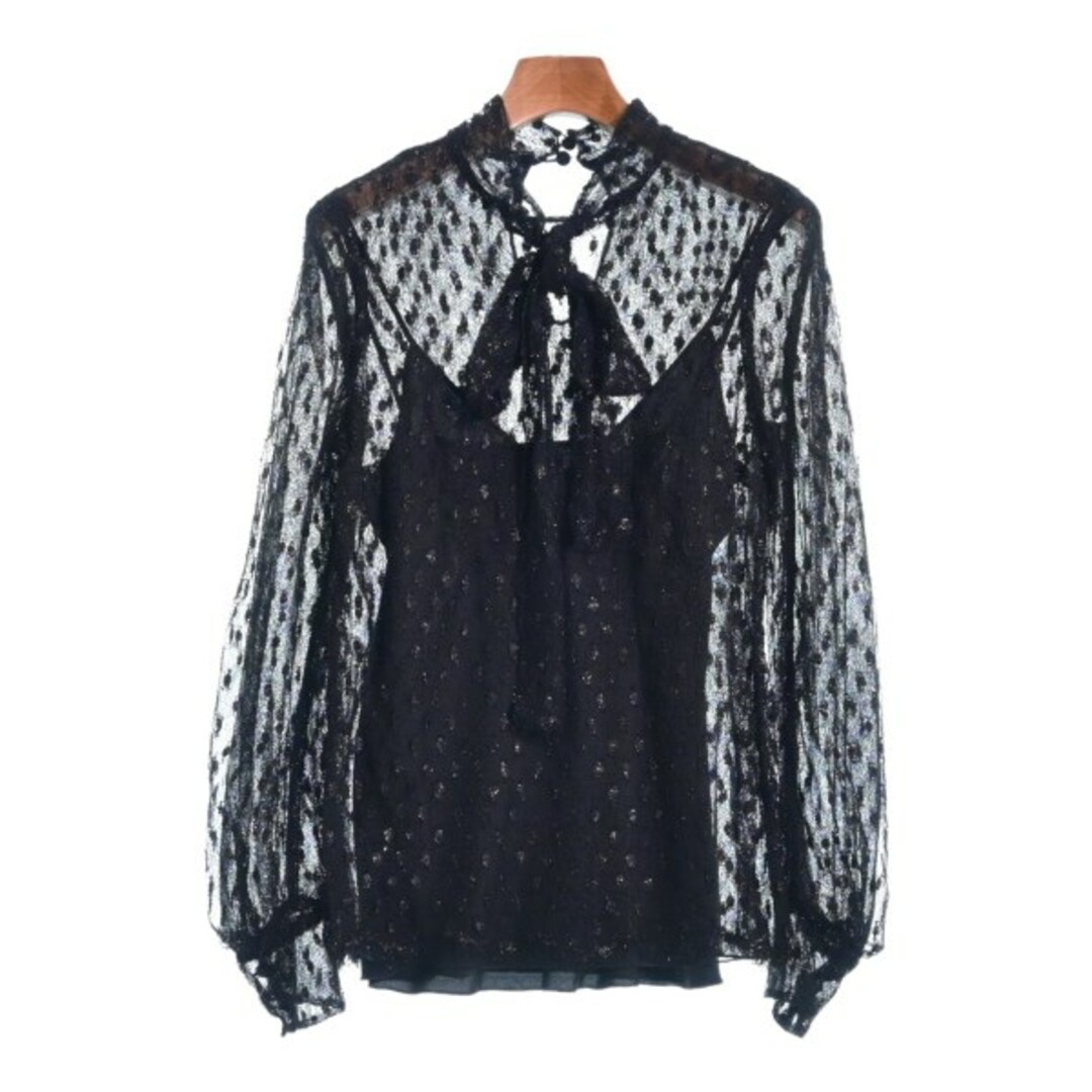 Miu Miu ミュウミュウ ブラウス 36(XS位) 黒(レース) - シャツ
