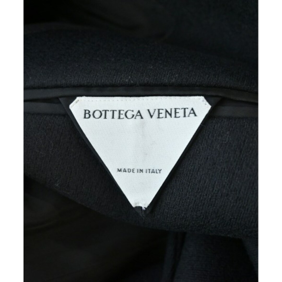 Bottega Veneta(ボッテガヴェネタ)のBOTTEGA VENETA ボッテガベネタ チェスターコート 44(S位) 黒 【古着】【中古】 メンズのジャケット/アウター(チェスターコート)の商品写真