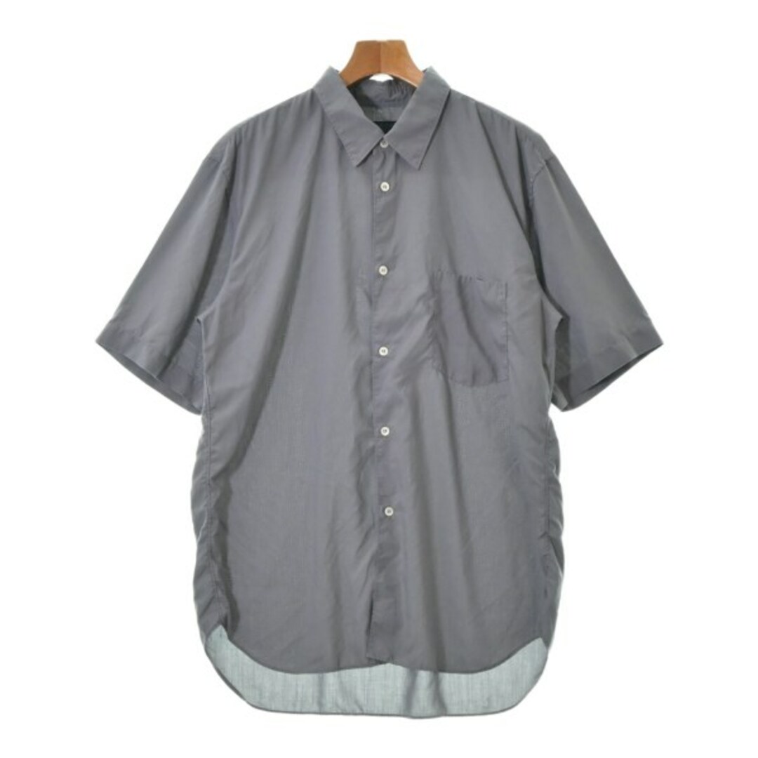 COMME des GARCONS SHIRT カジュアルシャツ Lあり外ポケット1透け感