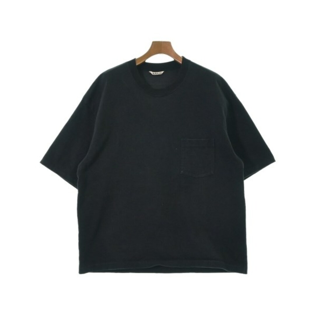 AURALEE オーラリー Tシャツ・カットソー 5(L位) 黒あり生地の厚さ