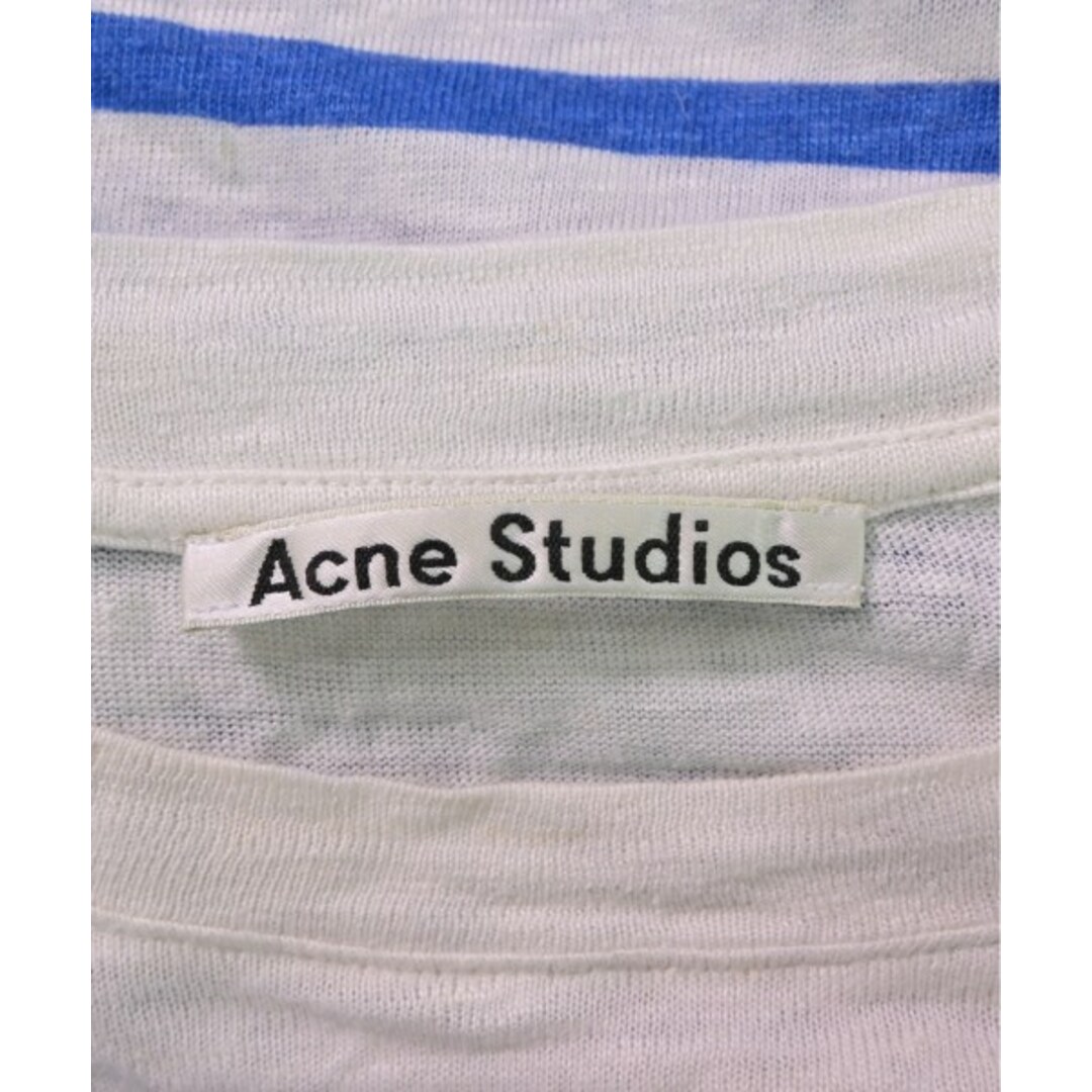 Acne Studios(アクネストゥディオズ)のAcne Studios ニット・セーター XS アイボリーx青(ボーダー) 【古着】【中古】 レディースのトップス(ニット/セーター)の商品写真