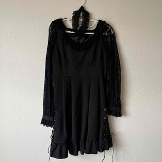 ユメテンボウ(夢展望)の♡専用♡病みかわ 黒ワンピース(ひざ丈ワンピース)