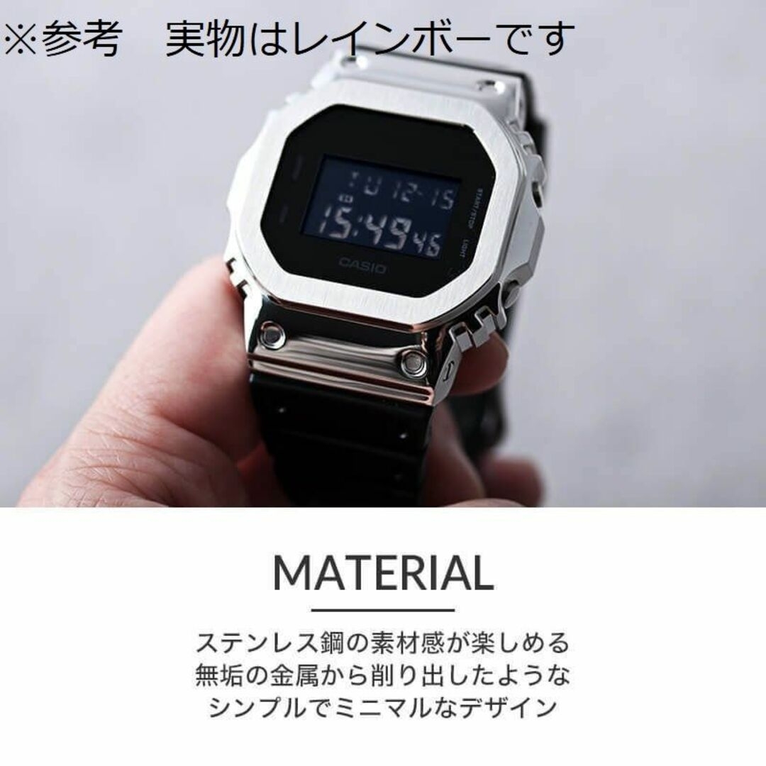 G-SHOCK GW-M5610　カスタムベゼル　メタルレインボー メンズの時計(腕時計(デジタル))の商品写真