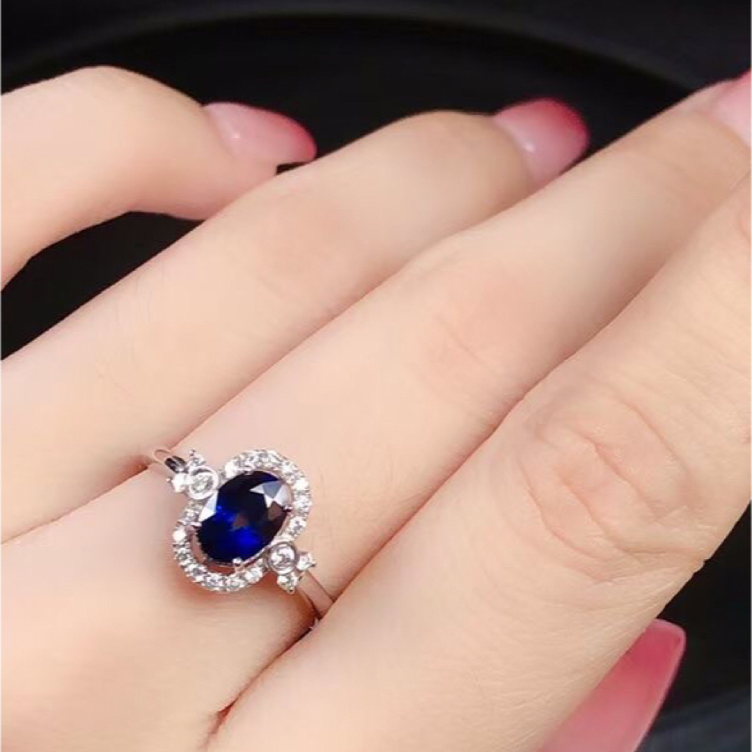 ⭐天然 ブルーサファイア ダイヤ リング k18 1.2ct