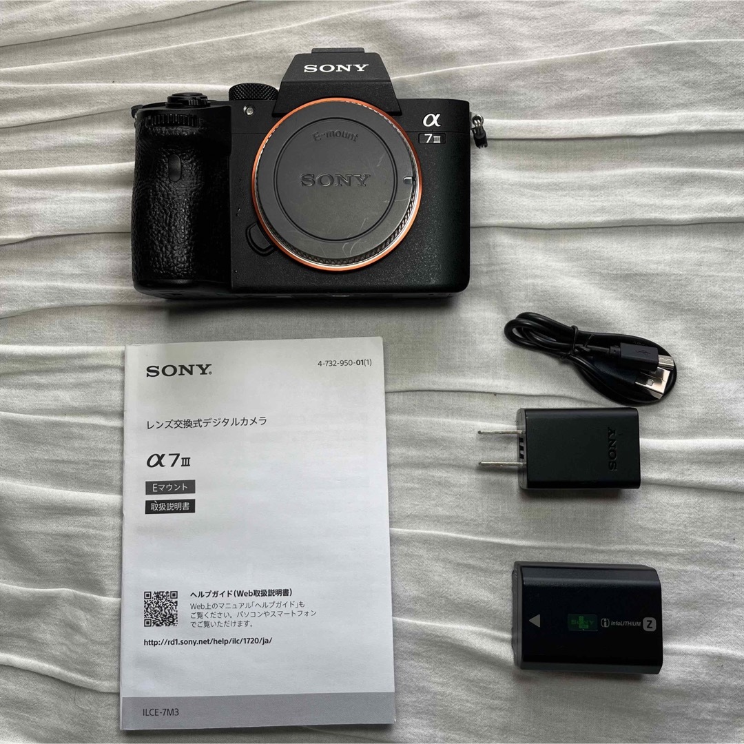 SONY(ソニー)の【専用】SONY ILCE-7M3 ソニーα7ⅲ ボディ　α7iii スマホ/家電/カメラのカメラ(ミラーレス一眼)の商品写真