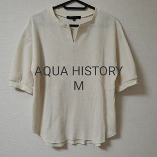 シマムラ(しまむら)のAQUA HISTORY　シャツ　M(シャツ/ブラウス(半袖/袖なし))