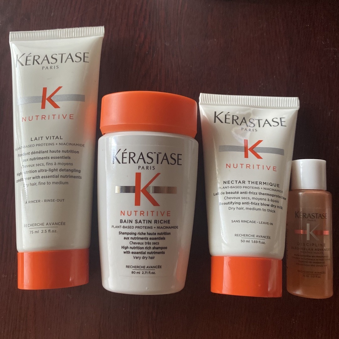 KERASTASE(ケラスターゼ)のケラスターゼ４点セット コスメ/美容のヘアケア/スタイリング(シャンプー/コンディショナーセット)の商品写真