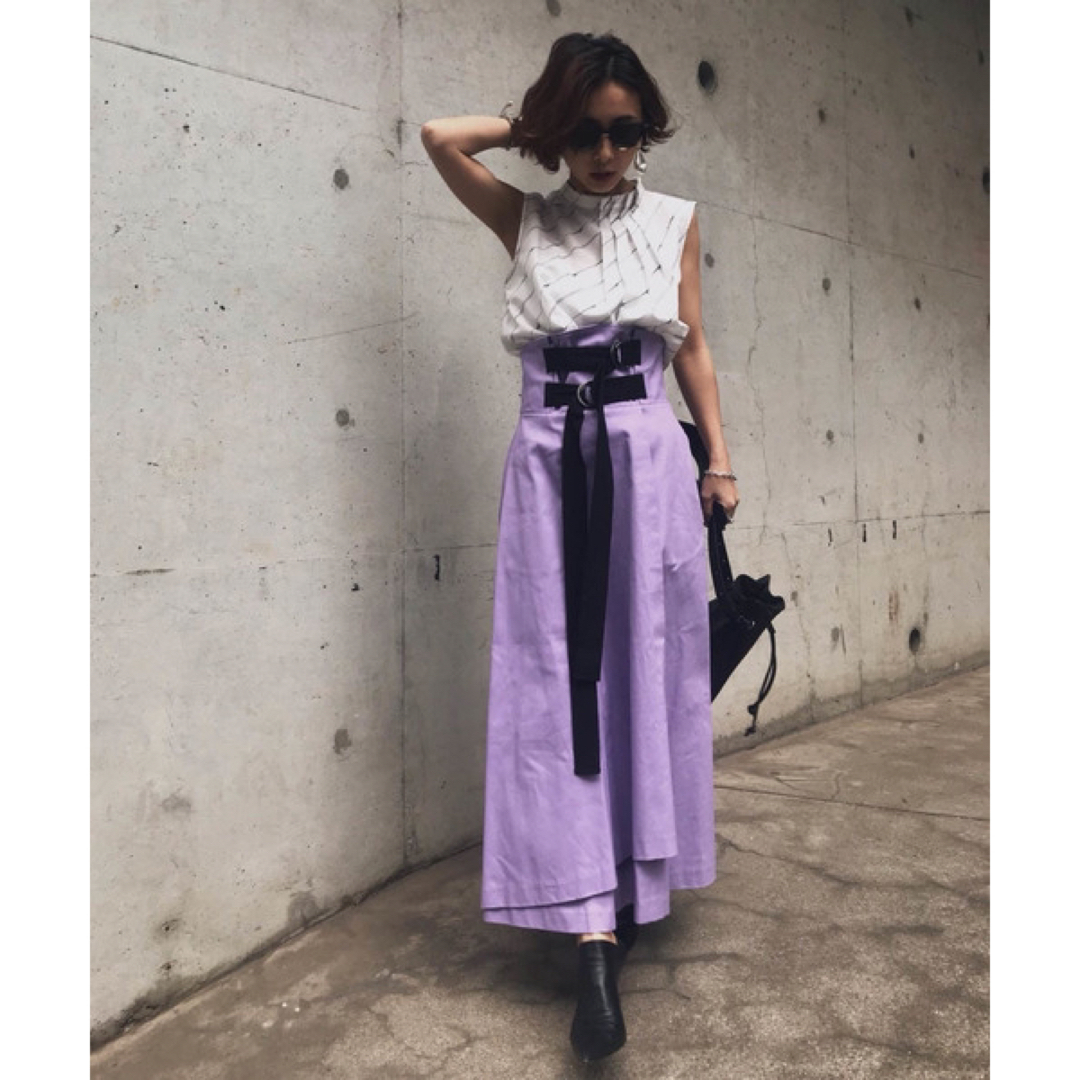 AMERI VINTAGE DOUBLE TAPE BELT SKIRT アメリ