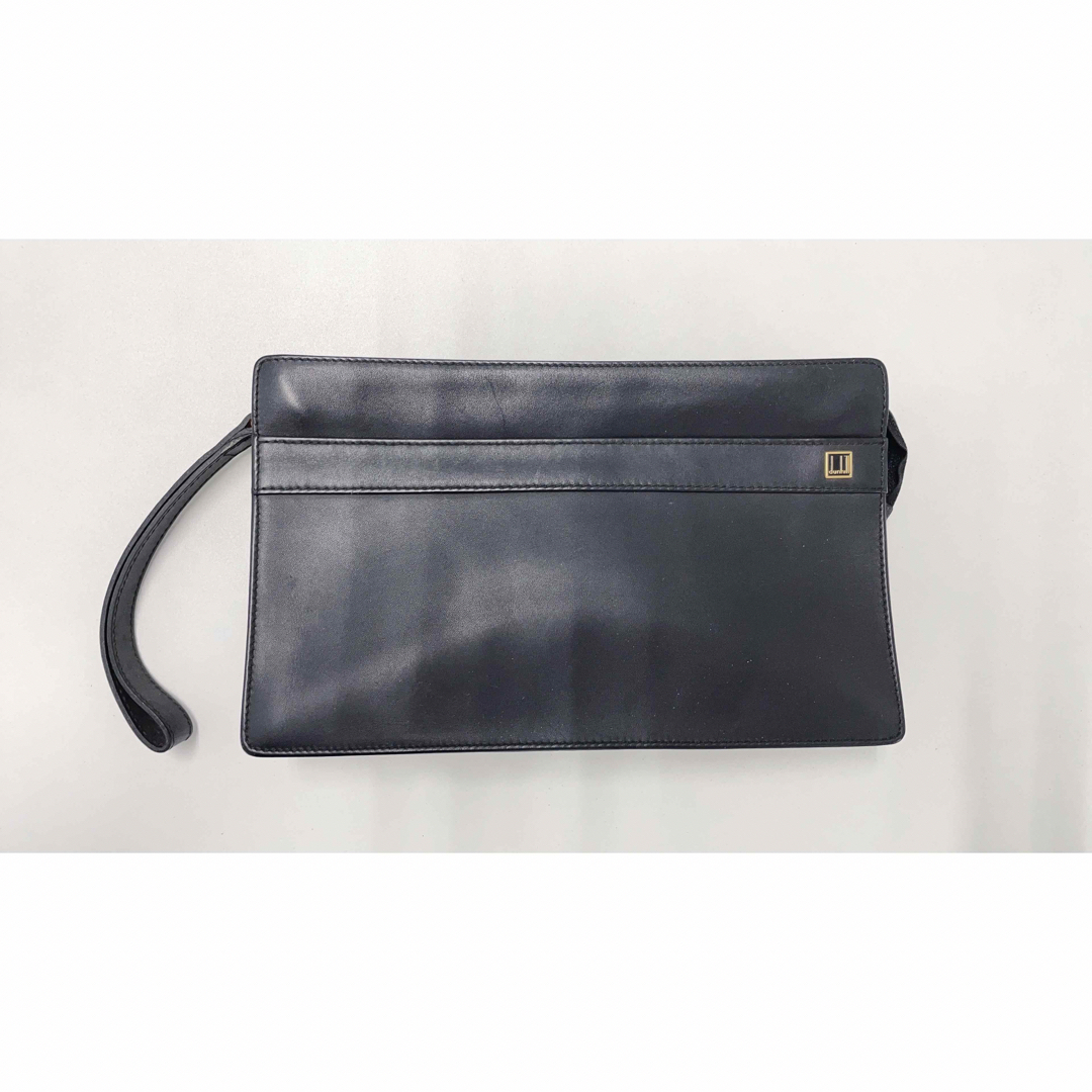 dunhill クラッチバッグ セカンドバッグ ブラック レザー - セカンド