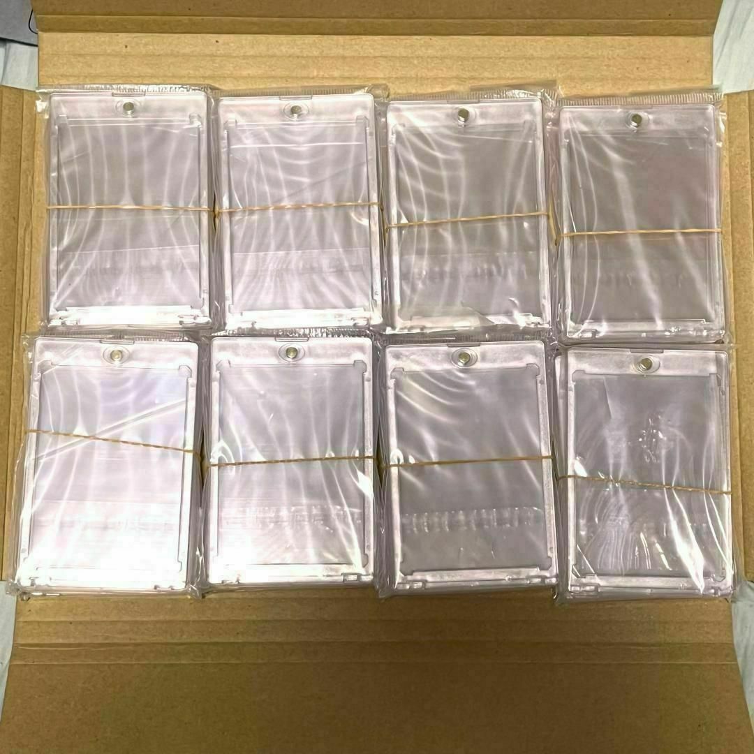 50枚 マグネットローダー トレカ ホルダー 透明 35pt カードケース
