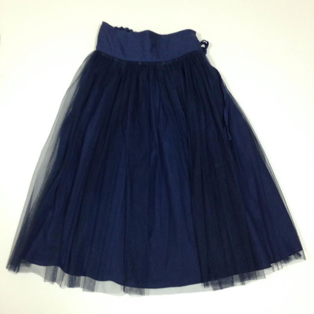 ミモレ丈のチュールスカート レディースのスカート(ロングスカート)の商品写真