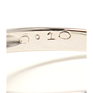 美品   リング 指輪 Pt900 ダイヤ0.22ct    レディース 11号