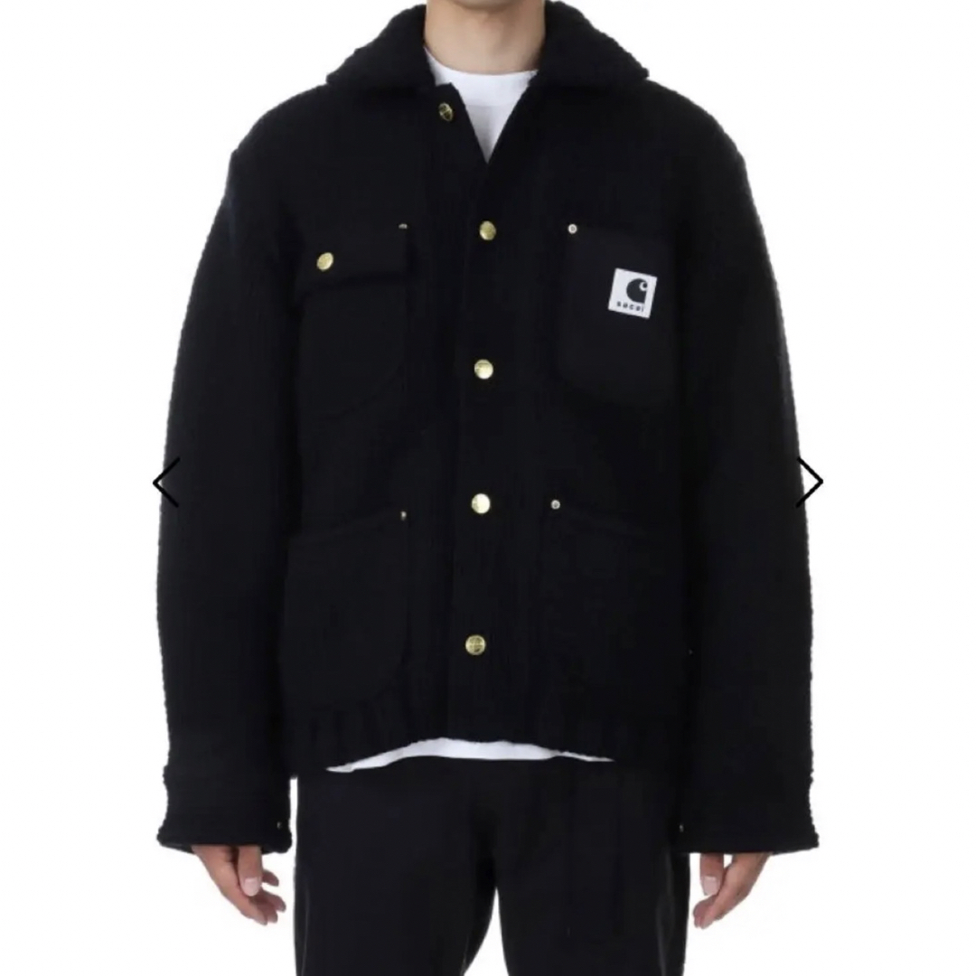 sacai Carhartt wip knit Michigan jacket