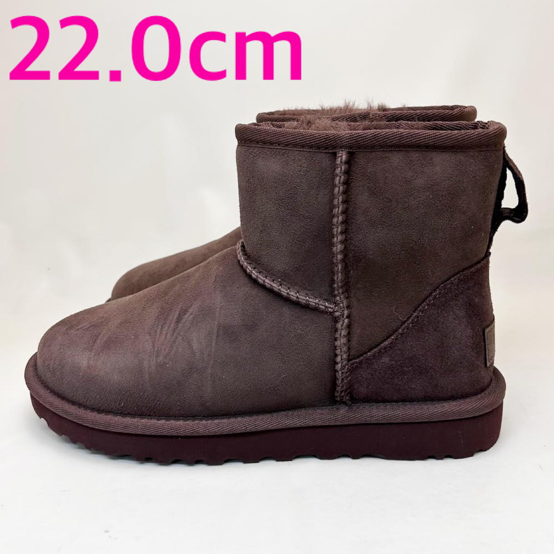 新品UGG レディースブーツ CLASSIS MINI Ⅱ ブラック22.0cm-