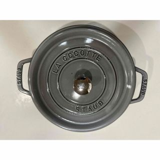 ストウブ(STAUB)のストウブ　STAUB鍋24センチ　グレー【10/2掲載終了予定】(鍋/フライパン)