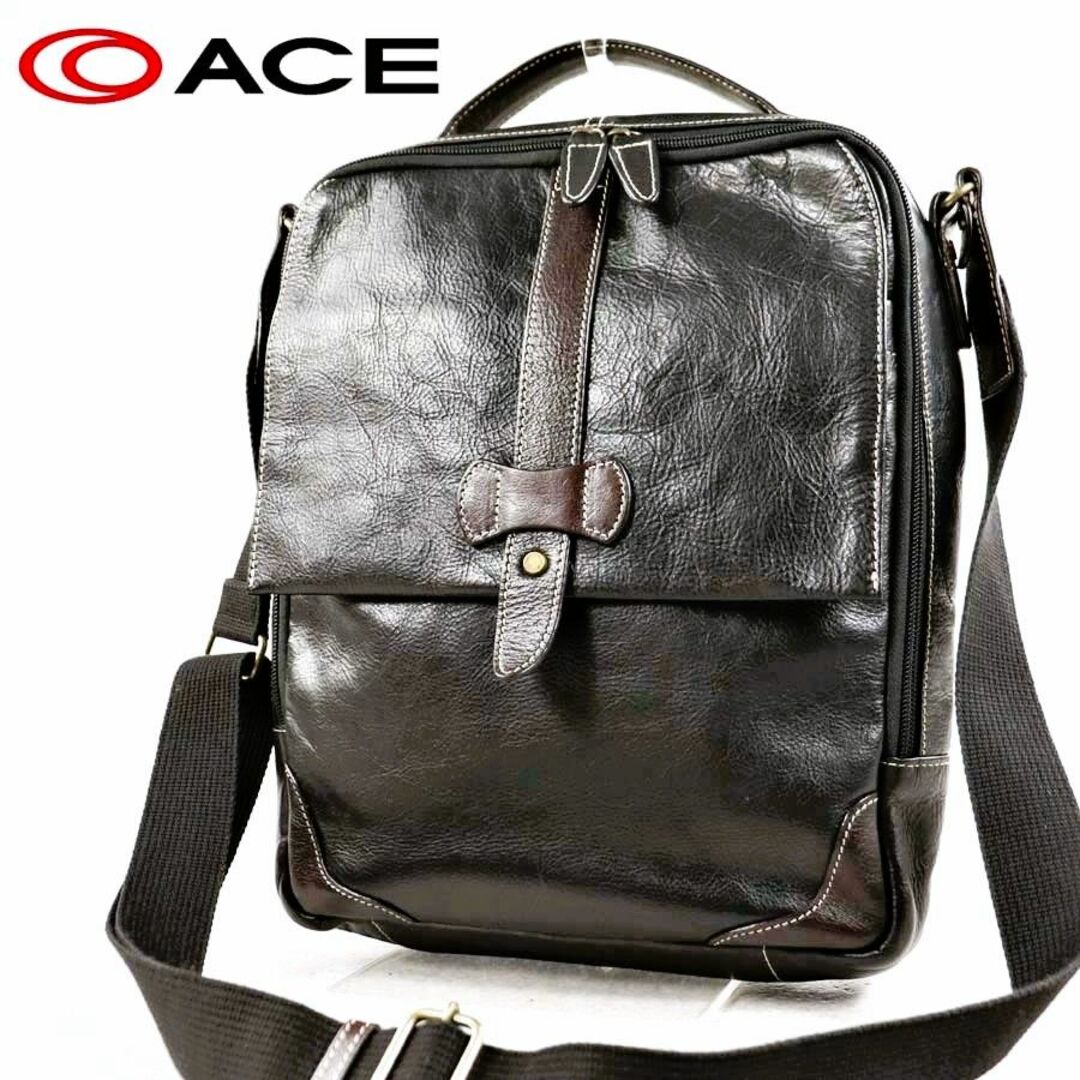 ace.(エース)のACE レザー ショルダーバッグ エース メンズのバッグ(ショルダーバッグ)の商品写真