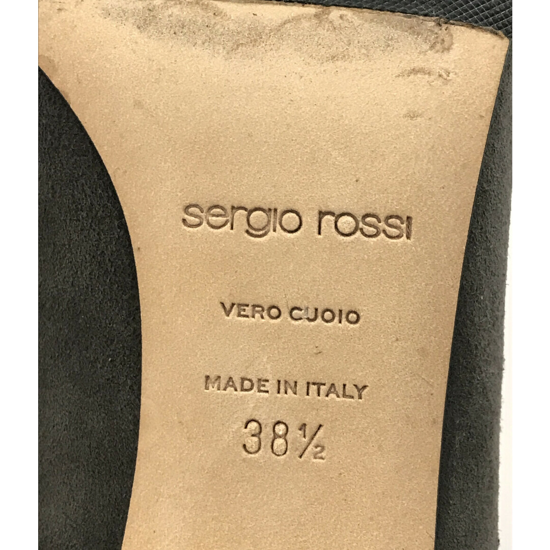 Sergio Rossi(セルジオロッシ)のセルジオロッシ ポインテッドトゥパンプス スエード レディース 38 1/2 レディースの靴/シューズ(ハイヒール/パンプス)の商品写真