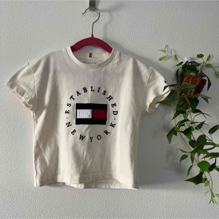 トミーヒルフィガー(TOMMY HILFIGER)のトミーヒルフィガーkidsロゴドロップTシャツ　122(Tシャツ/カットソー)