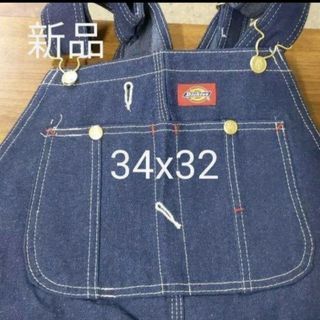 ディッキーズ(Dickies)の新品 34x32 NB デニム オーバーオール ディッキーズ(サロペット/オーバーオール)