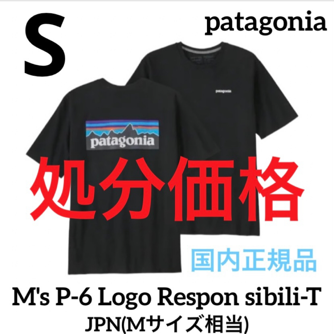 patagonia(パタゴニア)の【処分価格】パタゴニア Tシャツ S Black 新品国内正規品 メンズのトップス(Tシャツ/カットソー(半袖/袖なし))の商品写真