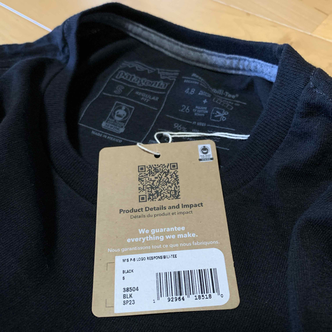 patagonia(パタゴニア)の【処分価格】パタゴニア Tシャツ S Black 新品国内正規品 メンズのトップス(Tシャツ/カットソー(半袖/袖なし))の商品写真