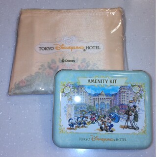 ディズニー(Disney)の東京ディズニーランドホテル エコバッグ&アメニティ缶(ノベルティグッズ)
