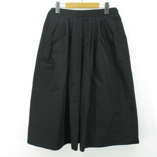インゲボルグ 白×黒 透かし パッチワーク ピンタック スカート