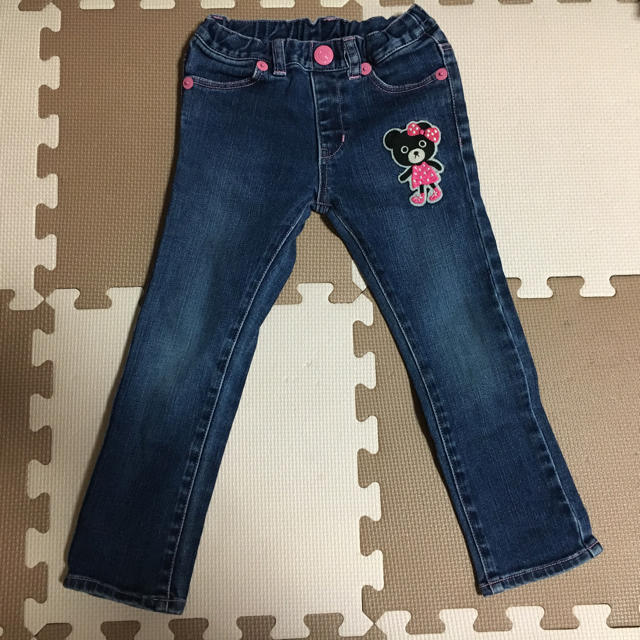 DOUBLE.B(ダブルビー)のダブルビーのデニムパンツ キッズ/ベビー/マタニティのキッズ服女の子用(90cm~)(パンツ/スパッツ)の商品写真