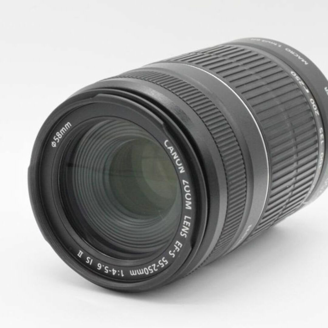 極美品☆ Canon EF-S 55-250mm F4-5.6 IS II - レンズ(ズーム)