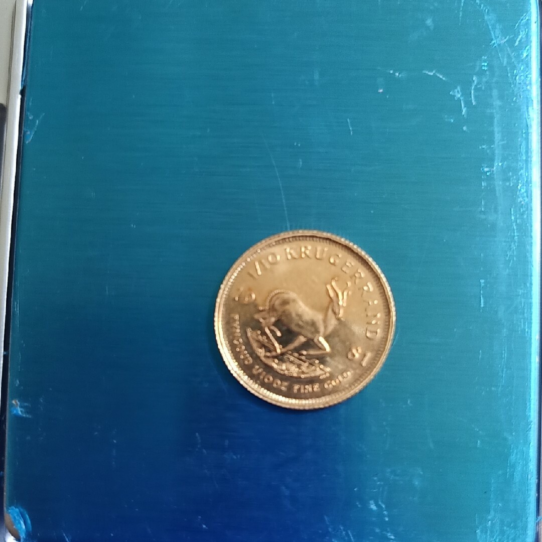 南アフリカ共和国　1/10オンス　クルーガーランド金貨　1981年