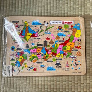 木製知育パズル　日本地図(知育玩具)