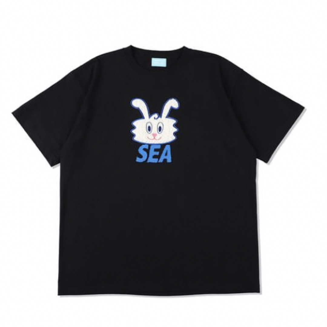 WIND AND SEAサンダーバニー Tシャツ Black  Lサイズ　黒 1