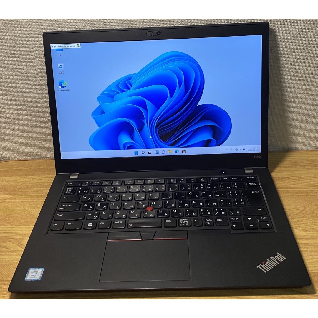 Thinkpad Corei7 SSD256 Officeあり　サクサク動く　⑤