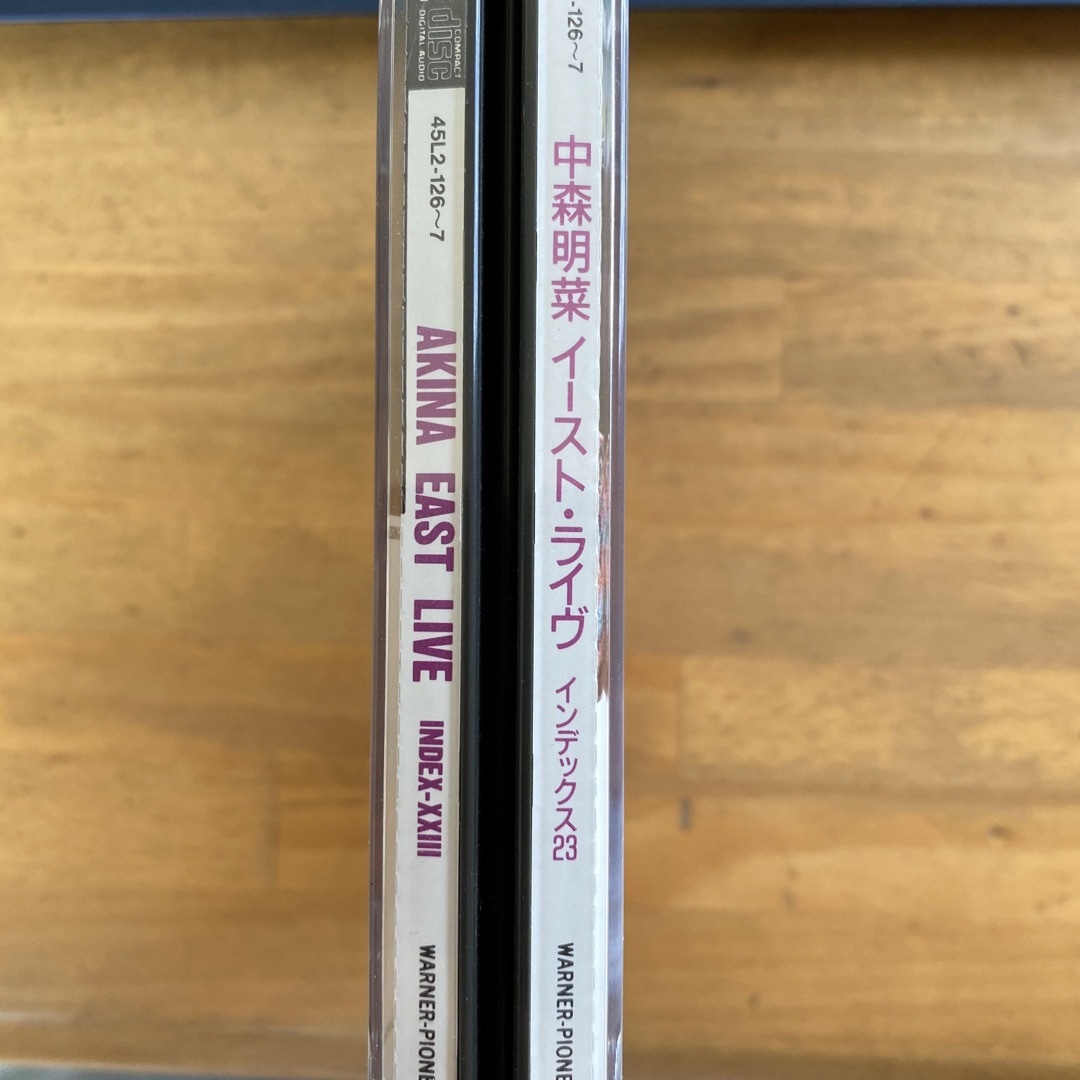 【CD】AKINA EAST LIVE INDEX-xxIII/中森明菜 エンタメ/ホビーのCD(ポップス/ロック(邦楽))の商品写真