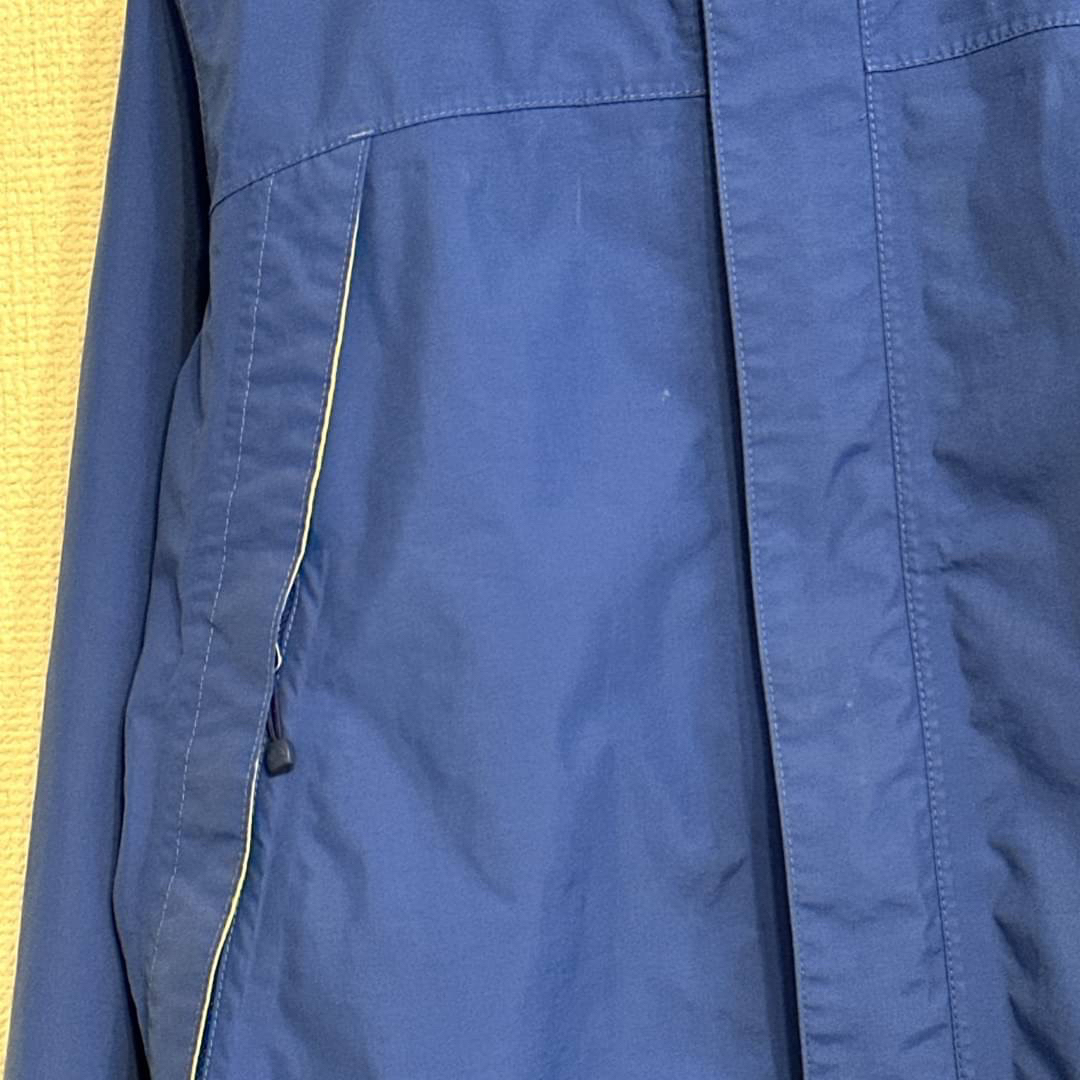 ノースフェイス マウンテンパーカー ブルー 140 キッズ HYVENT