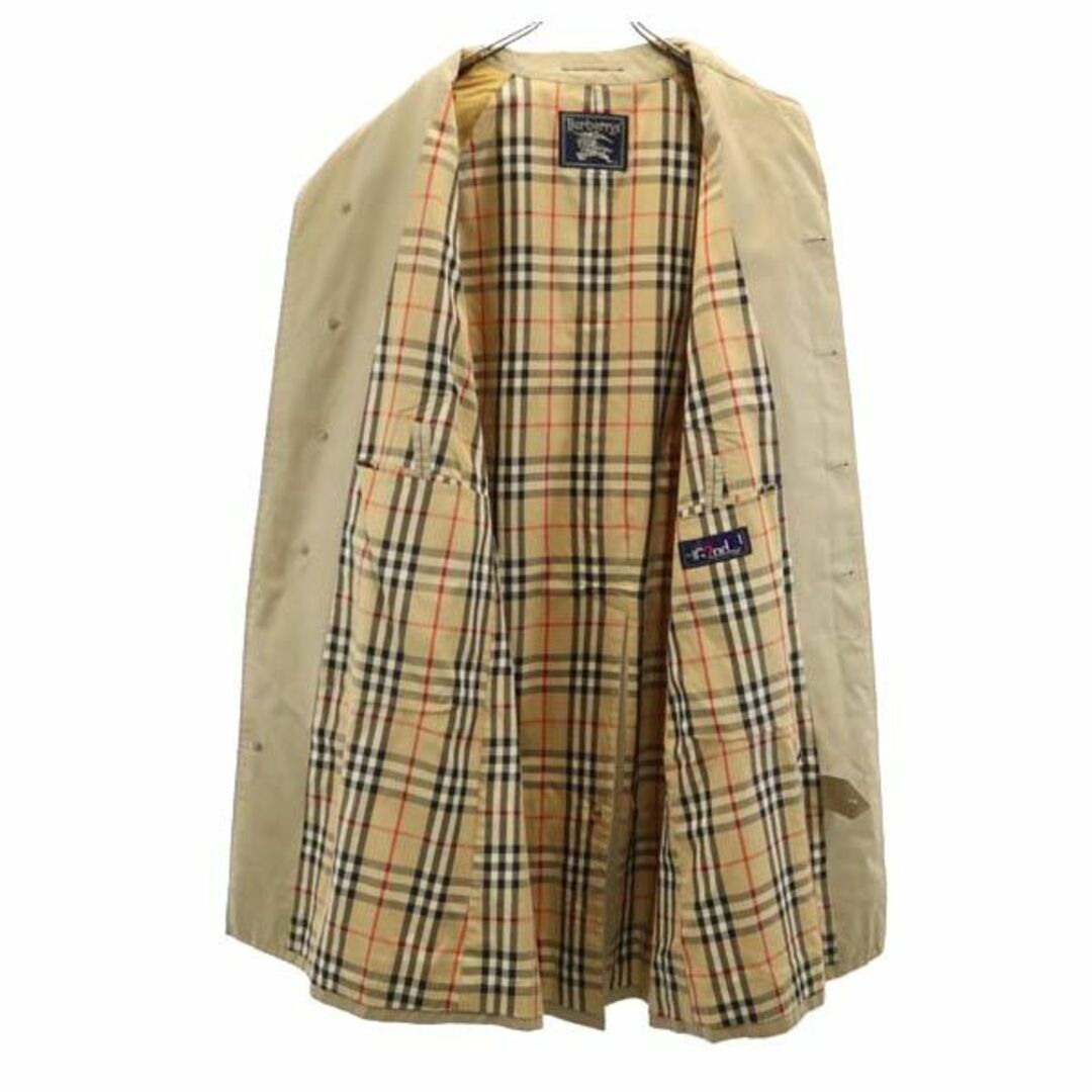 BURBERRY(バーバリー)のバーバリーズ 90s オールド ステンカラー コート ベージュ Burberrys ロングコート メンズ 【中古】  【230910】 メンズのジャケット/アウター(ダッフルコート)の商品写真