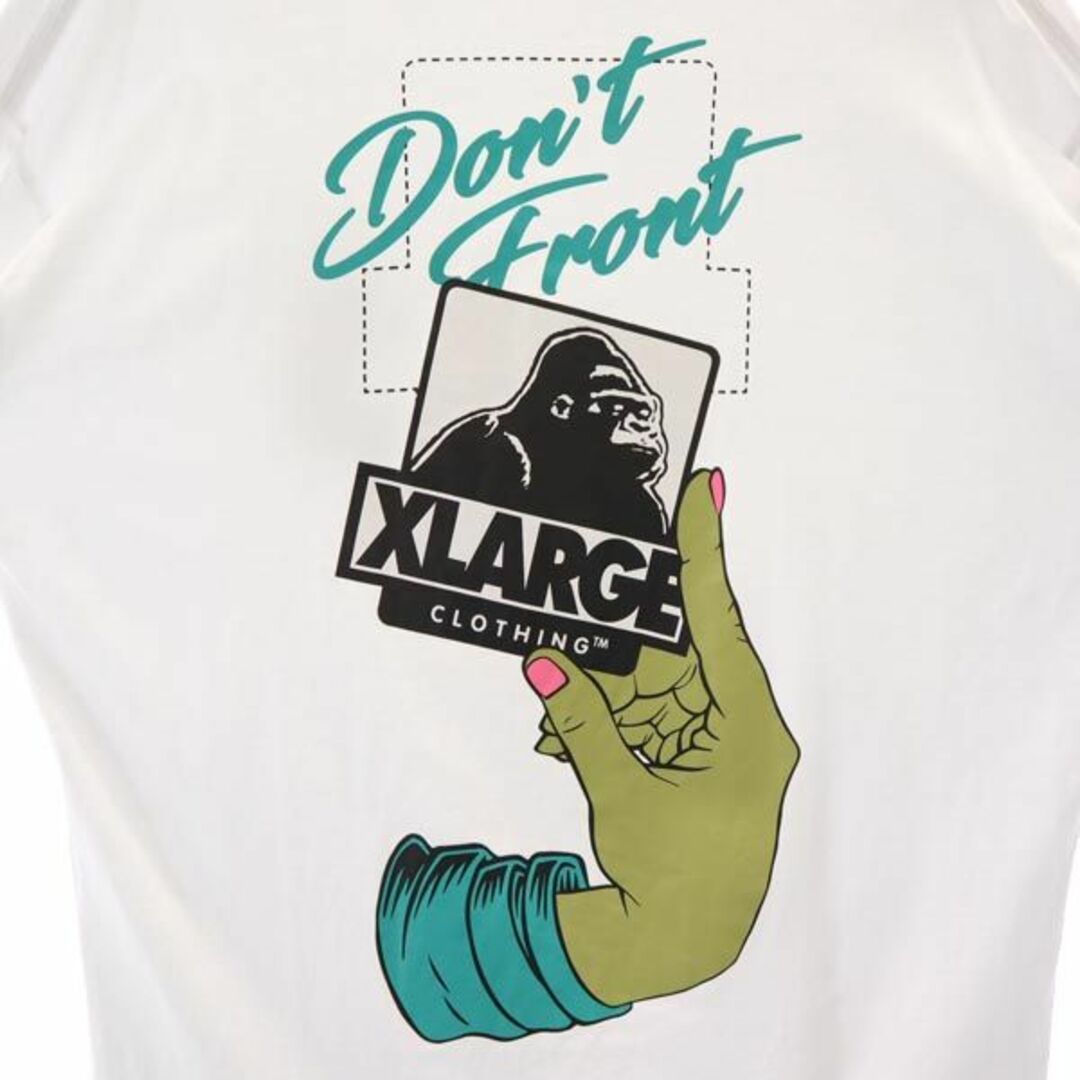 XLARGE - エクストララージ バックプリント 長袖 Tシャツ XL ホワイト