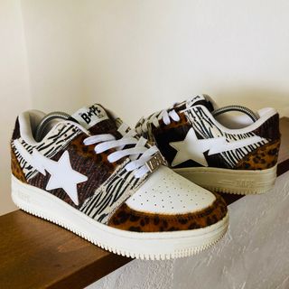 激レア　A BATHING APE ANIMAL MIX BAPESTA LOW