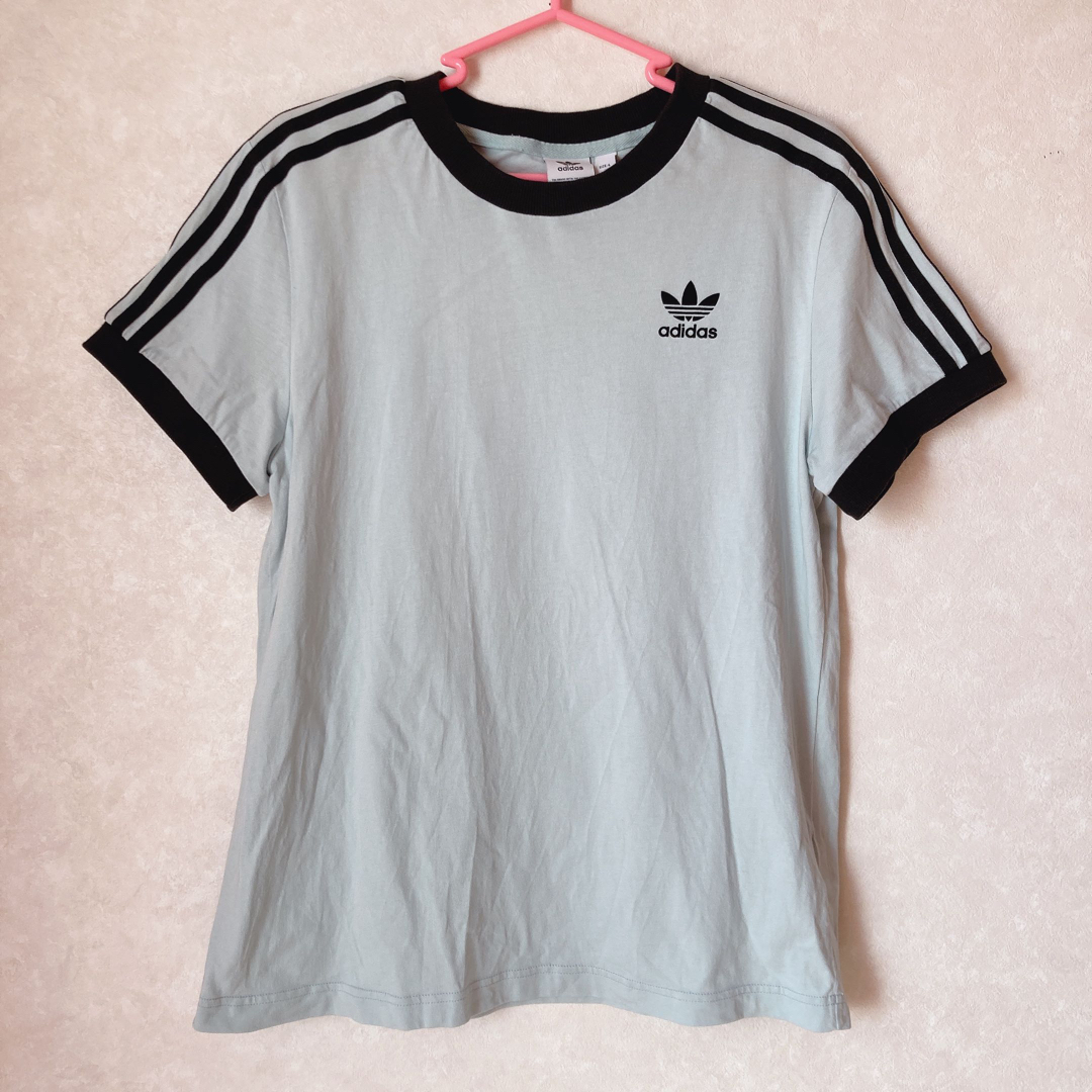 ♡adidas originals アディダス　ミントグリーン　Tシャツ　海外♡