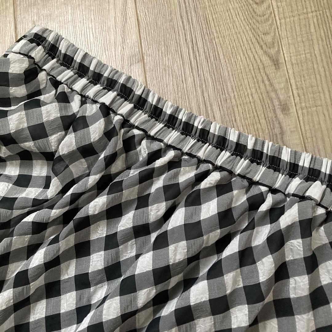 しまむら(シマムラ)のしまむら　星玲奈コラボ　ギンガムチェック　フレアロングスカート レディースのスカート(ロングスカート)の商品写真